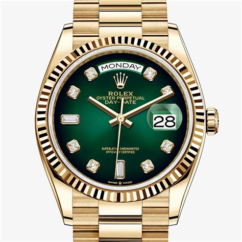 rolex day date oyster 36mm yellow gold